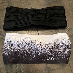 Black and White Headbands Set